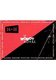 Robot Royal 36 manual. Camera Instructions.